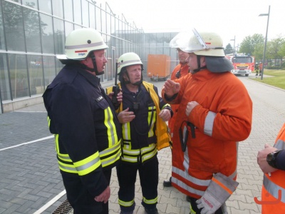 Alarmuebung bei der Fa KWS Saat AG